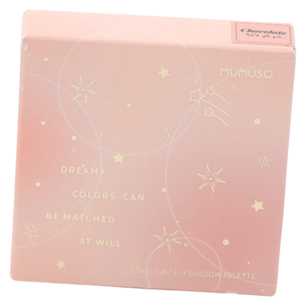 MUMUSO Lidschattenpalette Starlight, 4 Farben mit cremiger Textur (Chocolate) – ideales Augen Make-up für natürliche Looks.