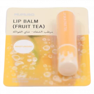 MUMUSO Lippenbalsam mit Früchtetee-Duft, orange, pflegender Stift für Lippenpflege und Feuchtigkeit.