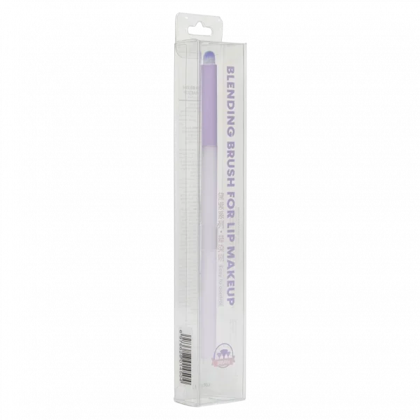 MUMUSO Lippenpinsel zum Ausblenden für natürliches Lippen-Make-up (Lila) – präziser Make-up Pinsel für Lippen.
