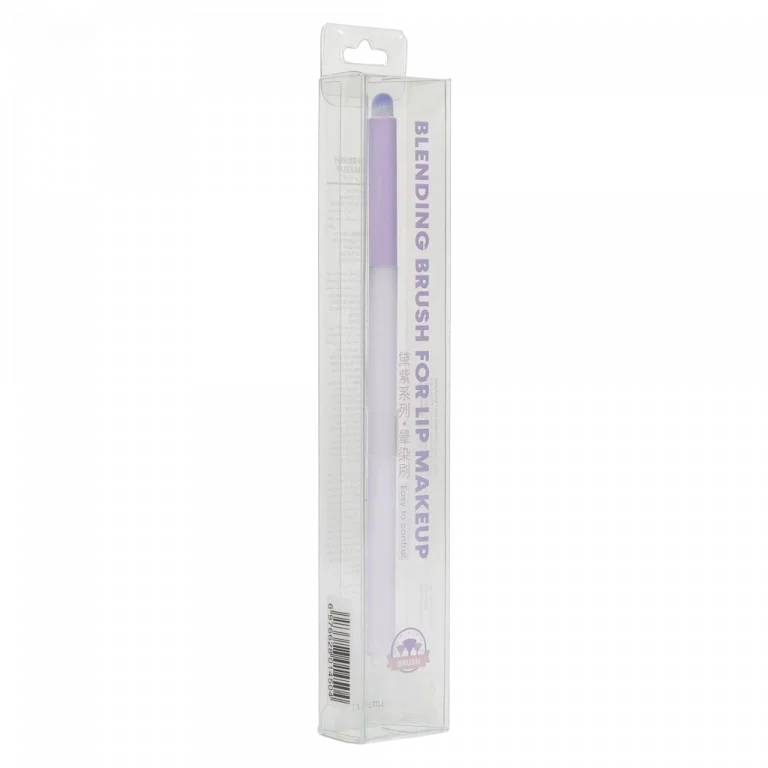 MUMUSO Lippenpinsel zum Ausblenden für natürliches Lippen-Make-up (Lila) – präziser Make-up Pinsel für Lippen.
