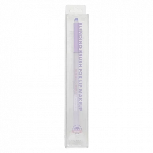 MUMUSO Lippenpinsel zum Ausblenden für natürliches Lippen-Make-up (Lila) – präziser Make-up Pinsel für Lippen.