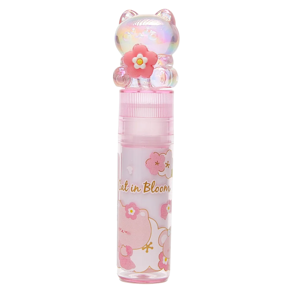 mumuso_lippenstift-radierer_katze_kirschbluete_rosa.webp MUMUSO Lippenstift-Radierer mit Katzen- und Kirschblüten-Print, rosa – kreativer Radierer für Schule oder Kinder.