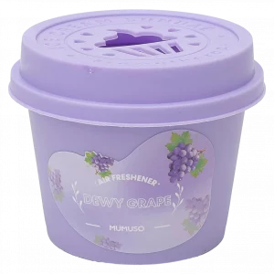 MUMUSO Lufterfrischer mit Traubenduft, 160 g (Lila) – Raumduft für Wohnräume, entfernt Gerüche im Haushalt.