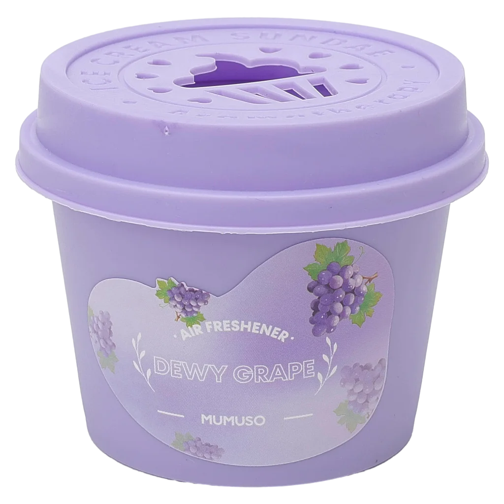 MUMUSO Lufterfrischer mit Traubenduft, 160 g (Lila) – Raumduft für Wohnräume, entfernt Gerüche im Haushalt.