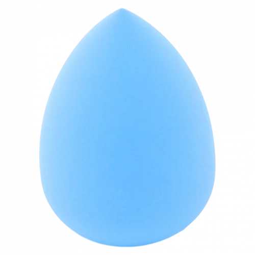 MUMUSO Make-up Schwamm tropfenförmig mit Aufbewahrungsetui, Blau – praktisches Beauty Tool für Foundation und Puder.
