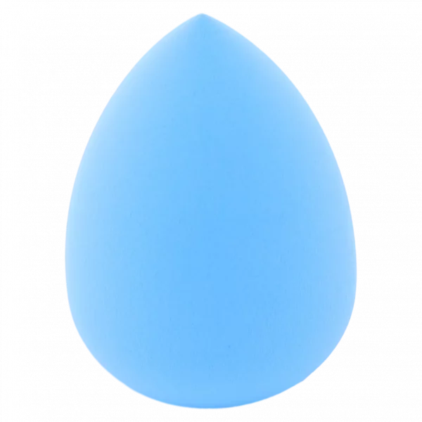 MUMUSO Make-up Schwamm tropfenförmig mit Aufbewahrungsetui, Blau – praktisches Beauty Tool für Foundation und Puder.