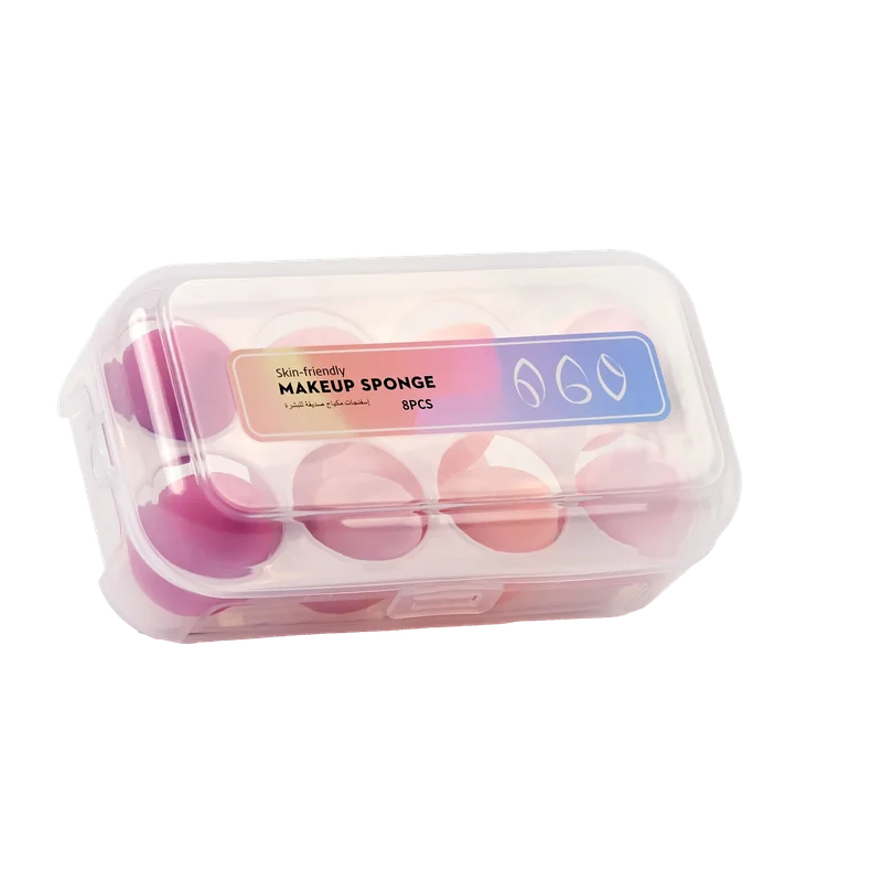mumuso_make-up_schwaemme_polyurethan_8er-pack_rosa_2.webp MUMUSO Make-up Schwämme, 8er-Pack aus Polyurethan (Rosa) – Make-up Schwamm Set für empfindliche Haut.