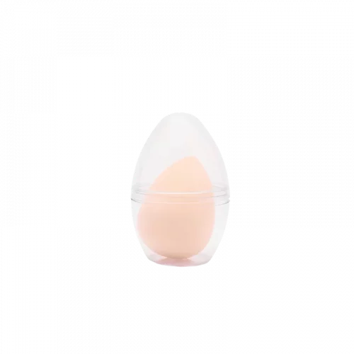 MUMUSO Make-up Schwamm in Tropfenform mit Aufbewahrungsbox, hautfarben – Kosmetik Sponge für Foundation unterwegs.