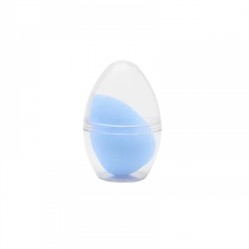 MUMUSO Make-up Schwamm Wassertropfenform mit Aufbewahrungsbox, hellblau – vielseitiger Beauty Schwamm für Foundation.