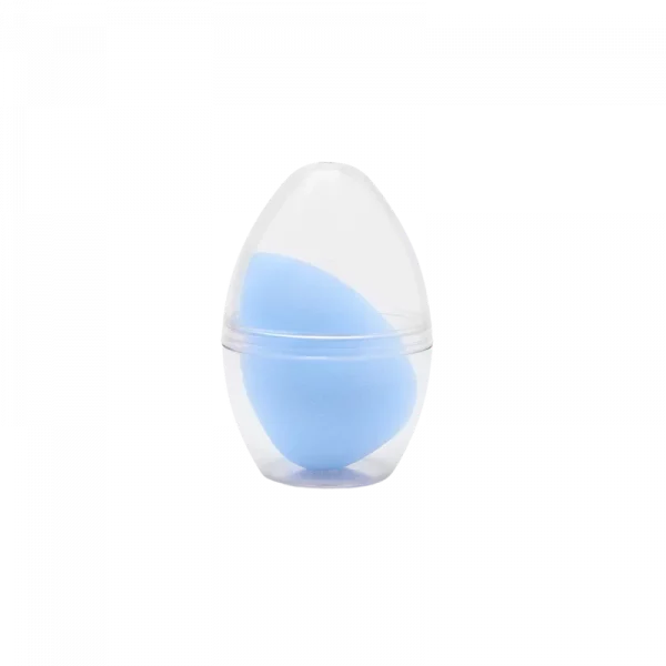 MUMUSO Make-up Schwamm Wassertropfenform mit Aufbewahrungsbox, hellblau – vielseitiger Beauty Schwamm für Foundation.