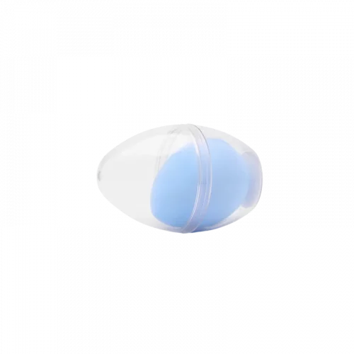 MUMUSO Make-up Schwamm Wassertropfenform mit Aufbewahrungsbox, hellblau – vielseitiger Beauty Schwamm für Foundation.