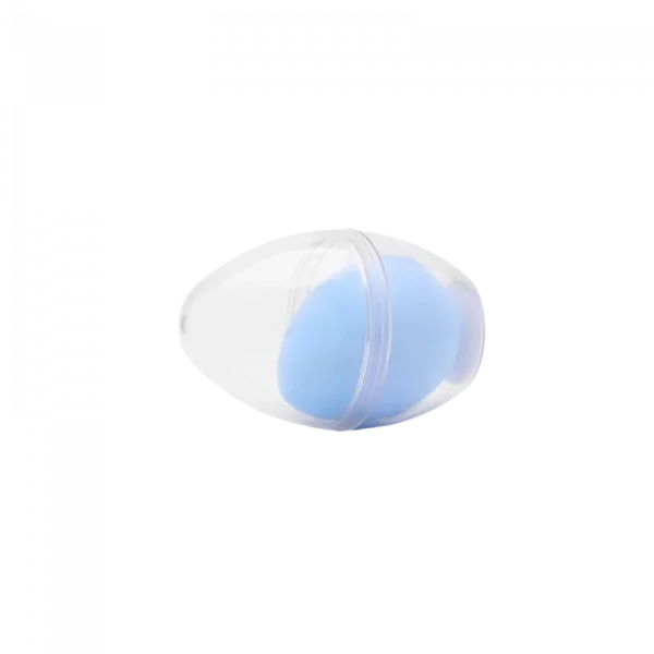 MUMUSO Make-up Schwamm Wassertropfenform mit Aufbewahrungsbox, hellblau – vielseitiger Beauty Schwamm für Foundation.