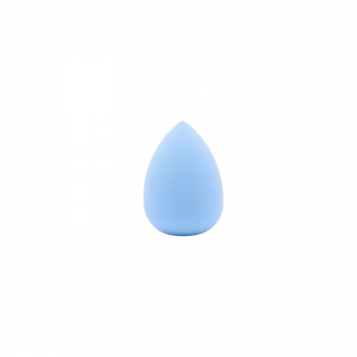 MUMUSO Make-up Schwamm Wassertropfenform mit Aufbewahrungsbox, hellblau – vielseitiger Beauty Schwamm für Foundation.