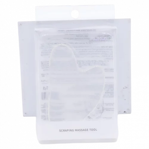 MUMUSO Massage-Tool transparent – ergonomisches Gesichts- und Akupressur Werkzeug für Hautpflege, ideal zur Entspannung.