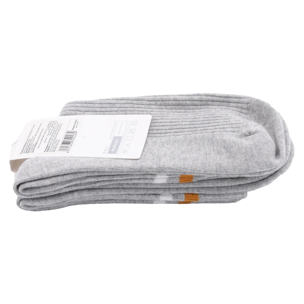 mumuso_mini_crew_herrensocken_baumwollmix_grau_streifen.webp MUMUSO Herrensocken aus Baumwollmix, Mini Crew, grau mit Streifen – sportliche Socken für den Alltag.