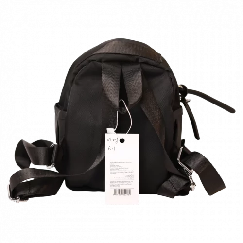 MUMUSO Mini-Rucksack für Kinder in Schwarz, kompakt und leicht – vielseitiger Kinder Rucksack für Ausflüge.