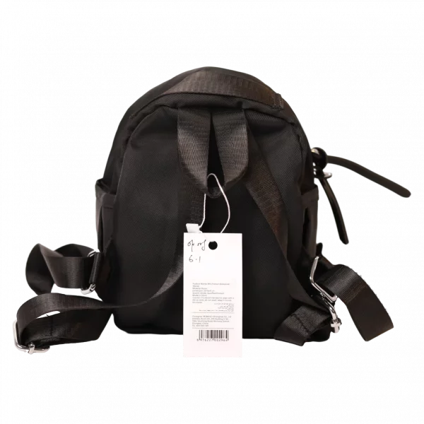 MUMUSO Mini-Rucksack für Kinder in Schwarz, kompakt und leicht – vielseitiger Kinder Rucksack für Ausflüge.