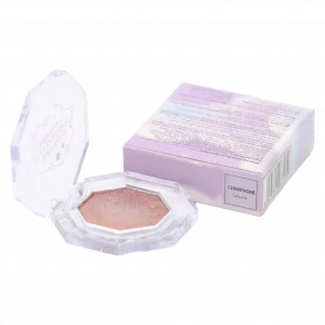 MUMUSO Monochrome Lidschatten mit Glitzereffekt, Champagner – glitzernder Lidschatten für strahlende Augen Make-up Looks.
