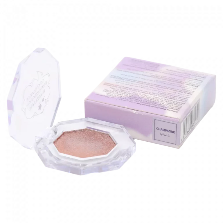 MUMUSO Monochrome Lidschatten mit Glitzereffekt, Champagner – glitzernder Lidschatten für strahlende Augen Make-up Looks.
