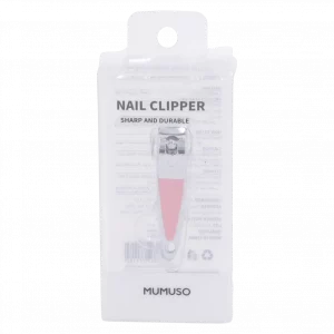 MUMUSO Nagelknipser mit rutschfester Oberfläche in Pink – praktisches Beauty Tool für präzise Nagelpflege und Nagelknipser.