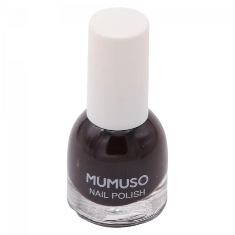 MUMUSO Nagellack für elegante Nägel, 54,5 g (Dunkelbraun) – langanhaltender Nagellack Dunkelbraun für gepflegte Nägel.