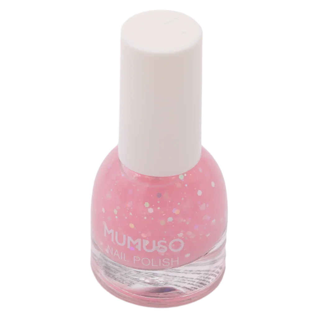 mumuso_nagellack_glitzer-effekt_sakura-pink_rosa_2.webp MUMUSO Nagellack mit Glitzer-Effekt, Sakura Pink (Rosa) – glitzernder Nagellack für Nageldesign und elegante Looks.