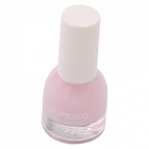MUMUSO Nagellack transparent für natürlichen Look in zartem Pink – Nagellack für gepflegte Nägel, 54,5 g.
