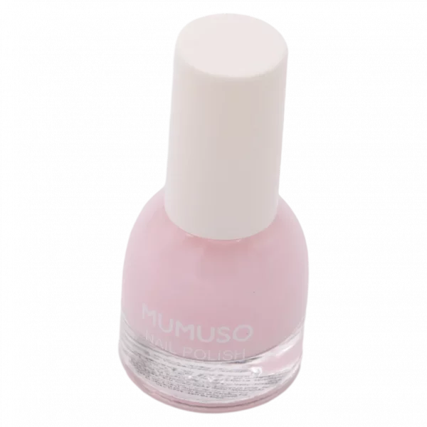 MUMUSO Nagellack transparent für natürlichen Look in zartem Pink – Nagellack für gepflegte Nägel, 54,5 g.