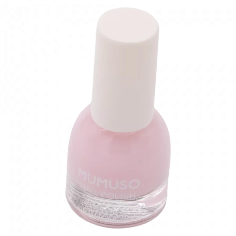 MUMUSO Nagellack transparent für natürlichen Look in zartem Pink – Nagellack für gepflegte Nägel, 54,5 g.
