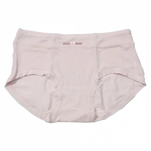 MUMUSO Panty Unterwäsche für Damen mit nice bear Print in Rosa – bequeme Damenunterwäsche für empfindliche Haut.