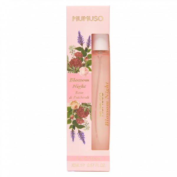 MUMUSO Parfüm Damen Blossom Night Series mit Rose und Patchouli, 56,8 ml (Rosa) – blumiges Damenparfüm für den Alltag.