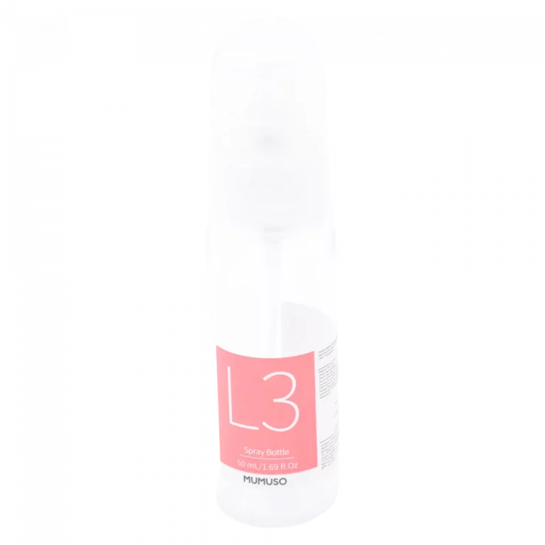 MUMUSO Sprühflasche aus PET, 50 ml transparent – nachfüllbare Kosmetikflasche für Gesichtswasser unterwegs.