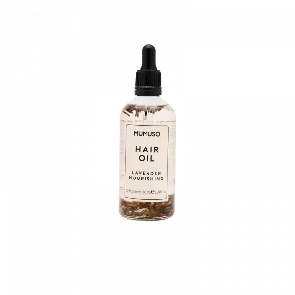 MUMUSO Haaröl mit Lavendelblüten, 100 ml – pflegendes Haaröl für Haarpflege, ideal für trockenes und strapaziertes Haar.