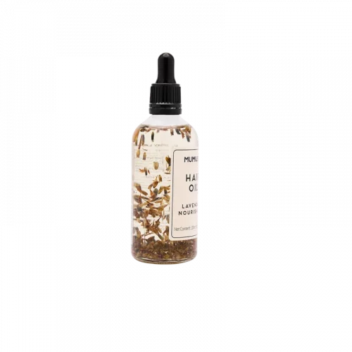 MUMUSO Haaröl mit Lavendelblüten, 100 ml – pflegendes Haaröl für Haarpflege, ideal für trockenes und strapaziertes Haar.