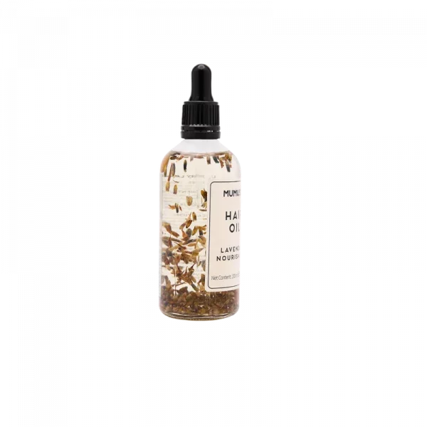 MUMUSO Haaröl mit Lavendelblüten, 100 ml – pflegendes Haaröl für Haarpflege, ideal für trockenes und strapaziertes Haar.