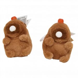 MUMUSO Plüsch-Anhänger Capybara für Kinder aus Polyester und Kunststoff, braun, weicher Taschenanhänger für Rucksack.