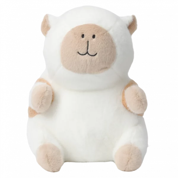 MUMUSO Plüschtier Capybara mit braunem Rucksack, 35 cm – weiches Stofftier aus Polyester für Kinder.