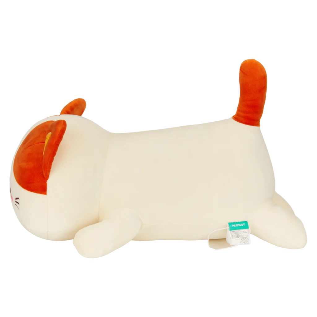 mumuso_plueschtier_katze_45cm_orange_weiss_2.webp MUMUSO Plüschtier Katze, 45 cm – weiches Kuscheltier in Orange/Weiß als ideales Katzenspielzeug aus Plüsch.