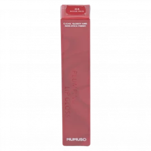 MUMUSO Plumping Lip Gloss mit Glanzeffekt, 17 g (Rose Red) – Lip Gloss für volle Lippen und gepflegtes Lippen Make-up.