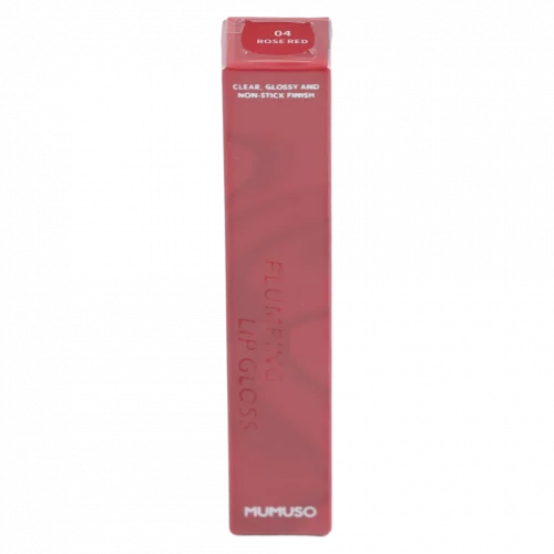 MUMUSO Plumping Lip Gloss mit Glanzeffekt, 17 g (Rose Red) – Lip Gloss für volle Lippen und gepflegtes Lippen Make-up.