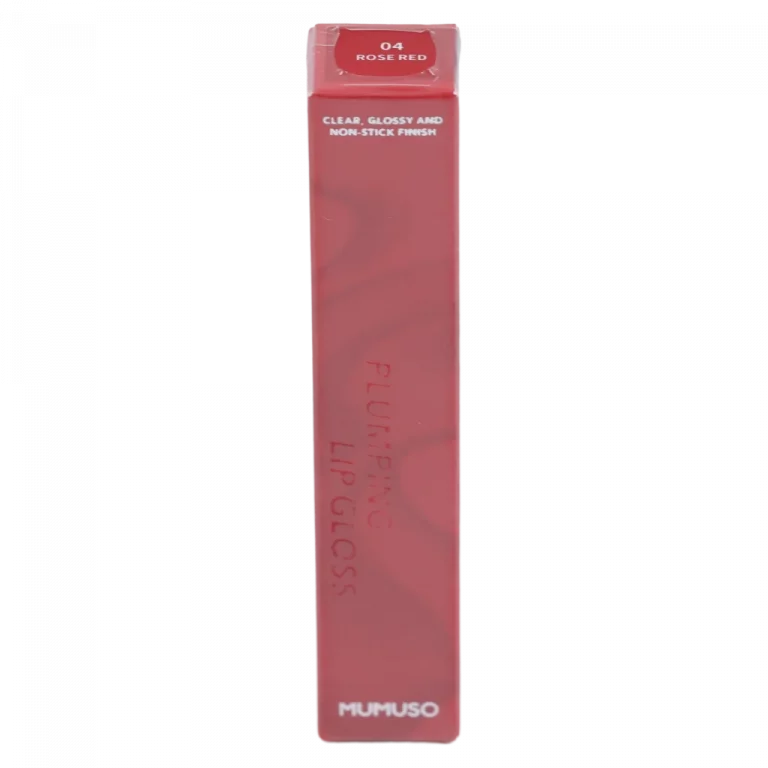 MUMUSO Plumping Lip Gloss mit Glanzeffekt, 17 g (Rose Red) – Lip Gloss für volle Lippen und gepflegtes Lippen Make-up.