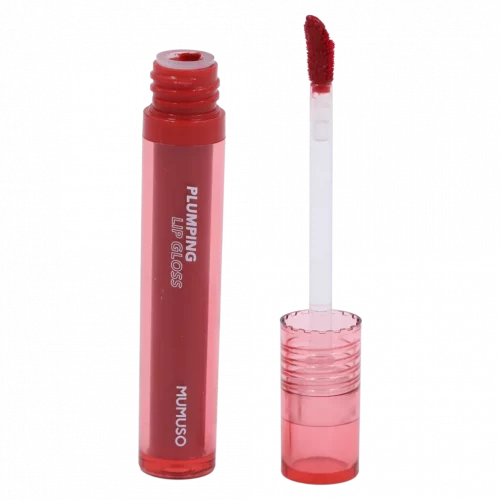 MUMUSO Plumping Lip Gloss mit Glanzeffekt, 17 g (Rose Red) – Lip Gloss für volle Lippen und gepflegtes Lippen Make-up.