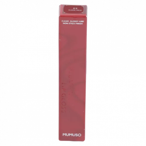 MUMUSO Plumping Lipgloss mit glänzendem Finish, 17 g in Dunkelrot – Lipgloss für vollere Lippen und strahlenden Look.