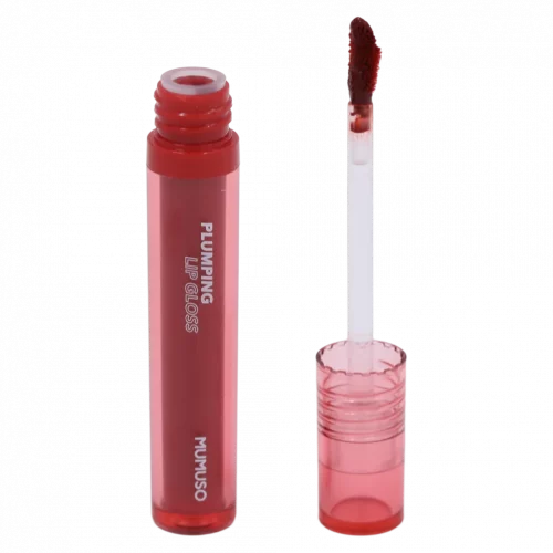 MUMUSO Plumping Lipgloss mit glänzendem Finish, 17 g in Dunkelrot – Lipgloss für vollere Lippen und strahlenden Look.