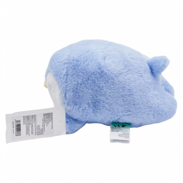 MUMUSO Plüschtier Pinguin aus Kaninchenfell-Imitat, 22 cm (Grau) – weiches Kuscheltier Kinder Geschenkidee.