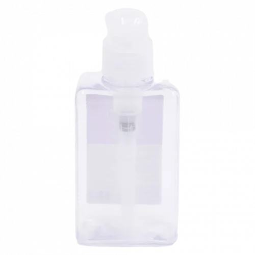 MUMUSO Pumpflasche 150 ml transparent – nachfüllbare Kosmetikflasche für Lotion, Shampoo oder Duschgel, vielseitig verwendbar.