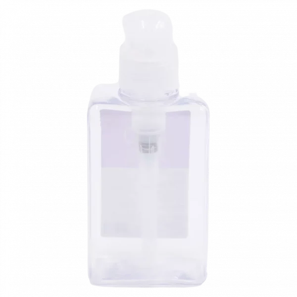MUMUSO Pumpflasche 150 ml transparent – nachfüllbare Kosmetikflasche für Lotion, Shampoo oder Duschgel, vielseitig verwendbar.