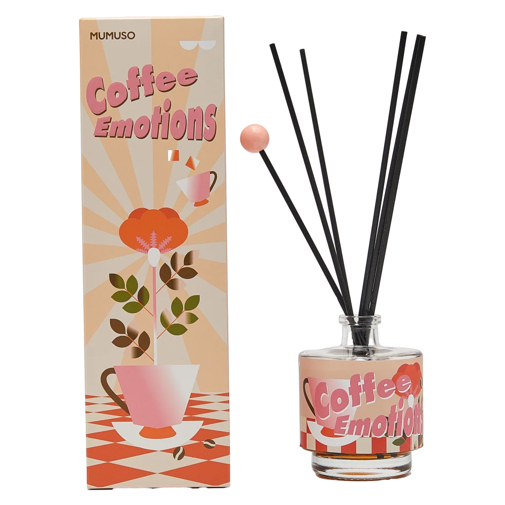 mumuso_raumduft-diffusor_kaffee_100ml_mehrfarbig_2.webp MUMUSO Raumduft-Diffusor mit Kaffeeduft, 100 ml – dekorativer Duftdiffusor für Zuhause, ideal als duftende Geschenkidee.
