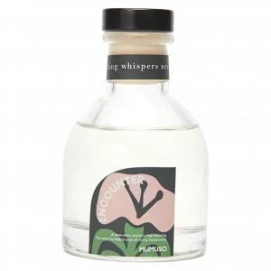 MUMUSO Reed Diffuser aus Glas, 75 ml (Pink) mit Frühlingsblumen – angenehmer Raumduft für Wohnzimmer oder Schlafzimmer.