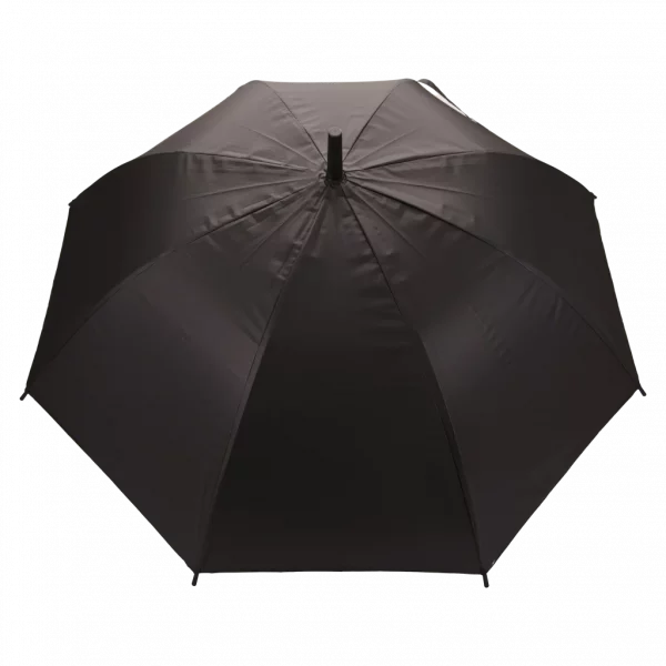MUMUSO klassischer Regenschirm mit J-Griff in Blau – Regenschirm für Damen und Herren, groß und alltagstauglich.
